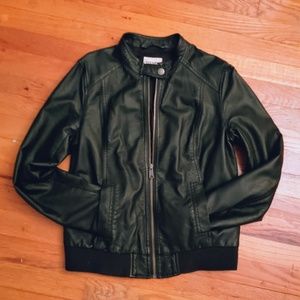 Leather Moto Jacket